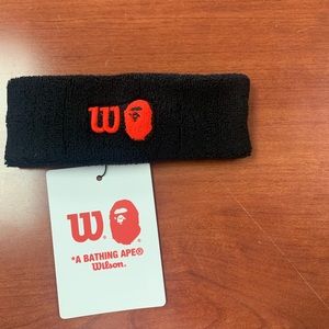 Authentic Bape X Wilson Headband